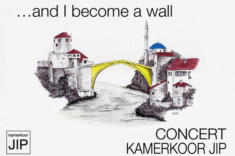 Kamerni zbor ''JIP'' vam predstavlja ''... I ja postajem zid''