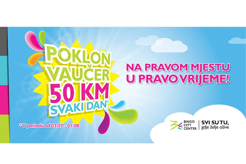 Svaki dan shopping uz nagrade u Bingo City Centeru 