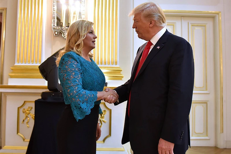 Grabar-Kitarović s Trumpom razgovarala o BiH: Naglasak na Hrvatima