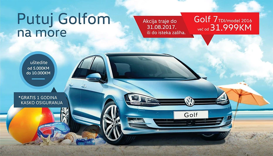 Golfom na more
