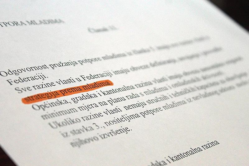 Hercegovina bez strategije: Briga za mlade samo mrtvo slovo