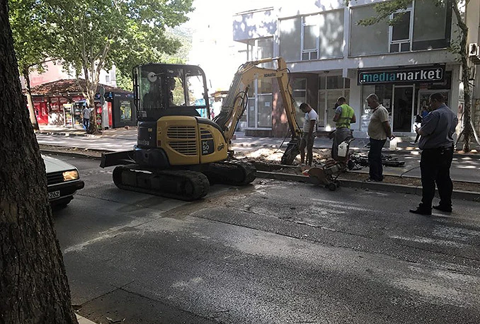 Mostar: Prekopavanje Ulice kralja Tomislava
