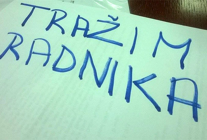 Agencija za posredovanje pri zapošljavanju nudi sljedeća radna mjesta za svoje klijente
