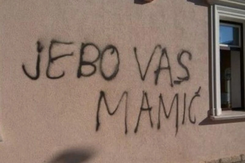 Tomislavgrad: Je*** vas Mamić
