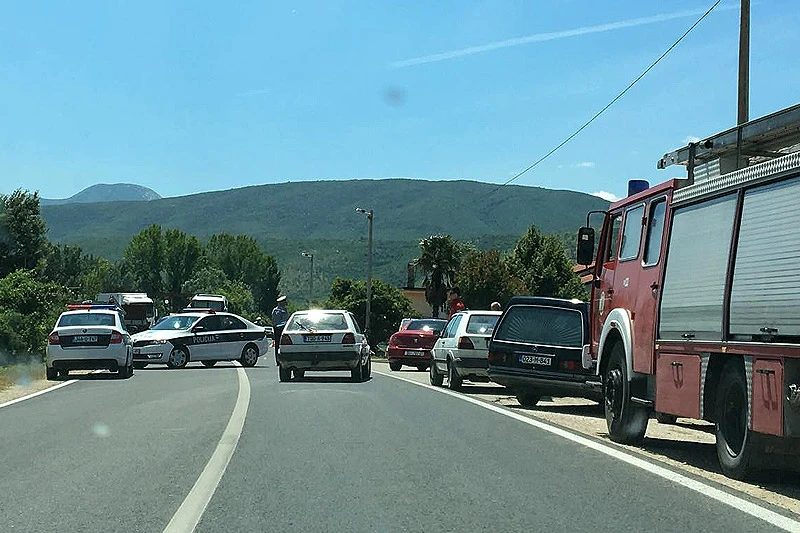 Čapljina: Normaliziran promet nakon teške prometne nesreće