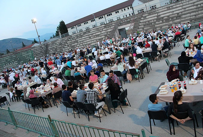 Iftar za mještane Ahmića