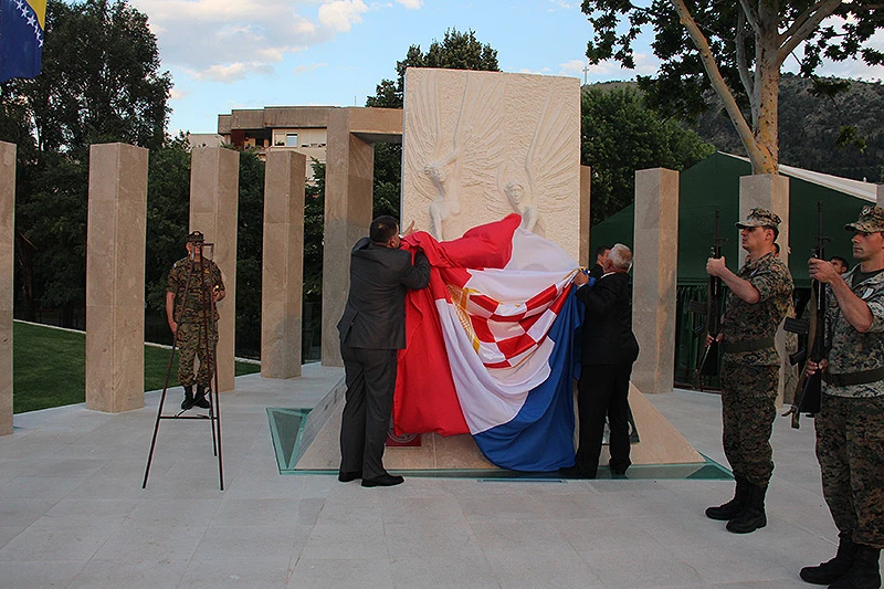 Otkriven spomenik poginulim pripadnicima IV. bojne "Tihomir Mišić" HVO Mostar