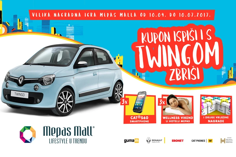 Kupon ispiši i s Twingom zbriši!