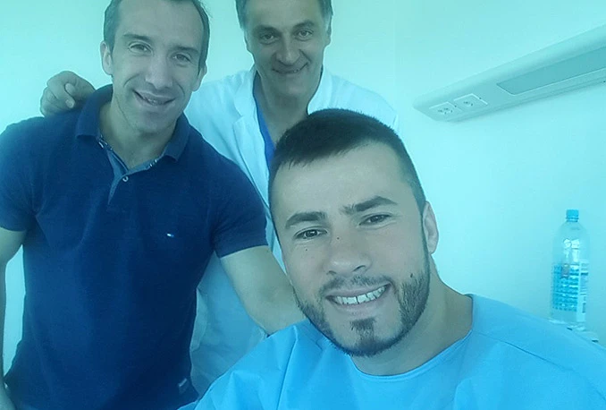 Damir Beljo u Zagrebu na operaciji lakta