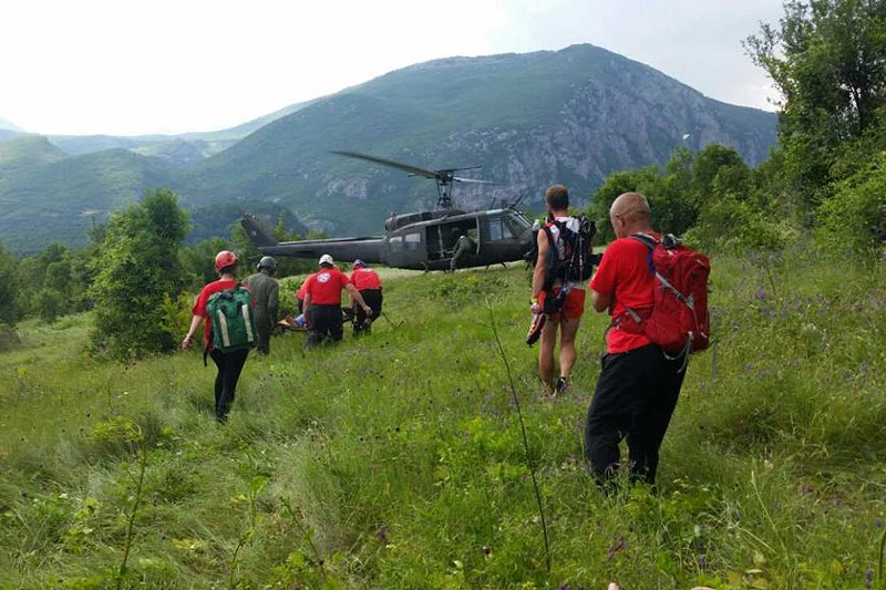VIDEO | Pogledajte akciju spašavanja unesrećene planinarke s Prenja