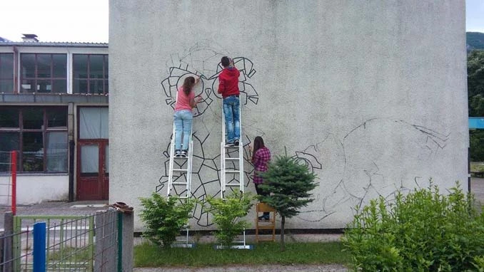 Street Arts Festival Mostar je počeo: Fasade u gradu mijenjaju boje