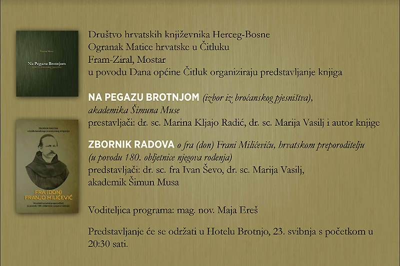 Predstavljanje knjiga i otvorenje izložbe u povodu Dana općine Čitluk