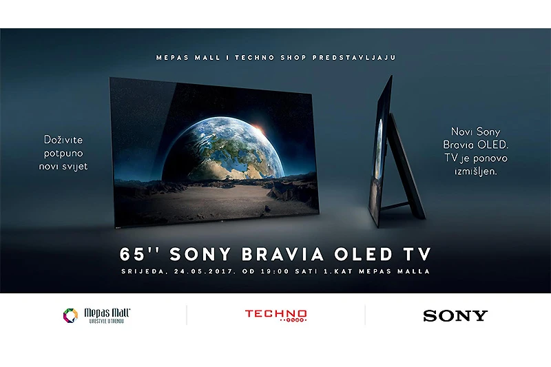 Mepas Mall i Techno Shop predstavljaju 65'' SONY BRAVIA OLED TV