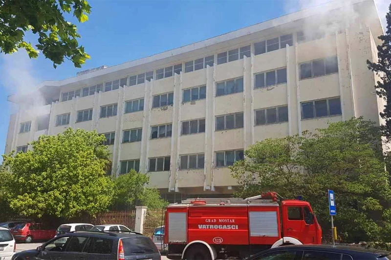 Požar u Fabrici duhana Mostar