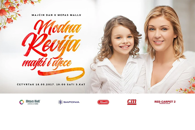 Modna revija mame i djece u Mepas Mallu