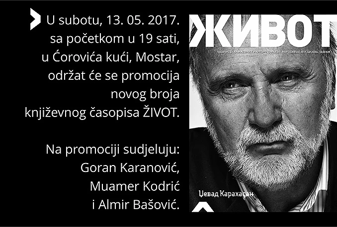 Mostar: Promocija novog broja književnog časopisa 'Život'