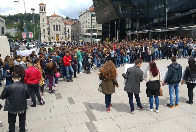 Srednjoškolci BiH na proglašenju najboljih u Sarajevu