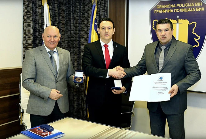 Graničnoj policiji uručen certifikat za uspješnu realizaciju akcije Bosfor