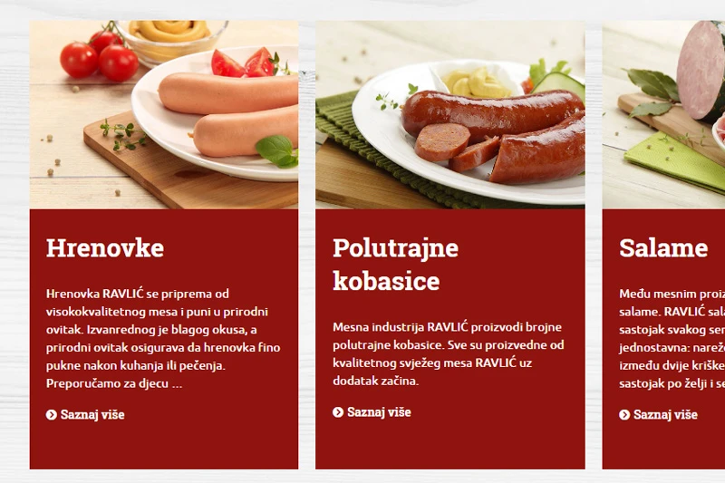 Povlači se Ravlićeva 'Gurmanska kobasica' zbog prisutnosti bakterije