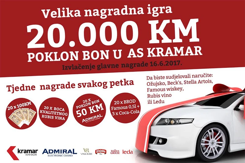 Sudjelujte u velikoj nagradnoj igri Golden Puba i osvojite automobil!
