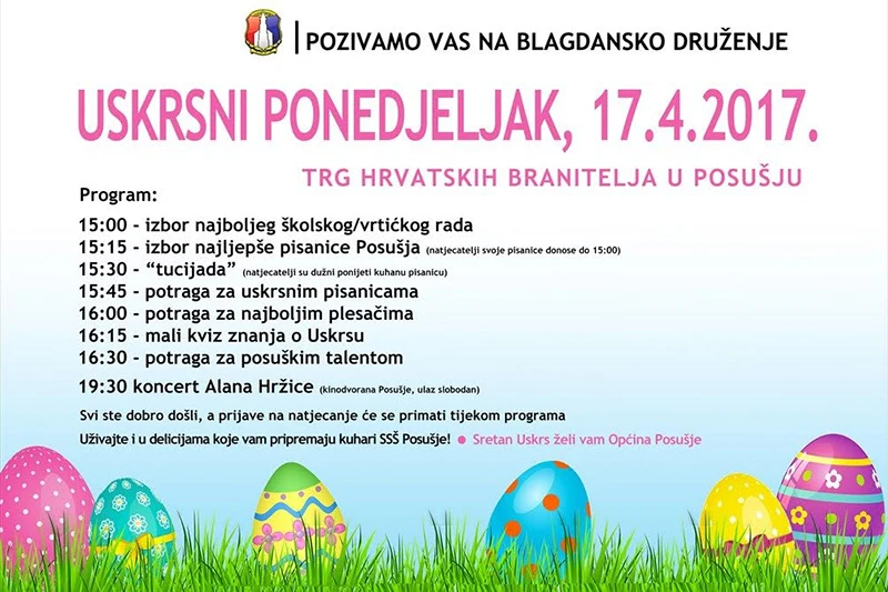 Uskrsno druženje u Posušju za sve generacije