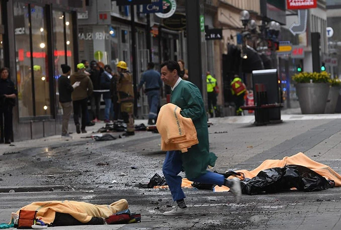 Stockholm: Najmanje četiri osobe poginule, 15 ozlijeđenih