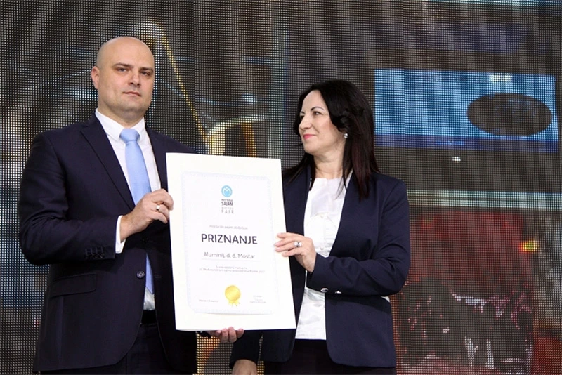 Mostarskom Aluminiju priznanje za najuspješniji sajamski nastup