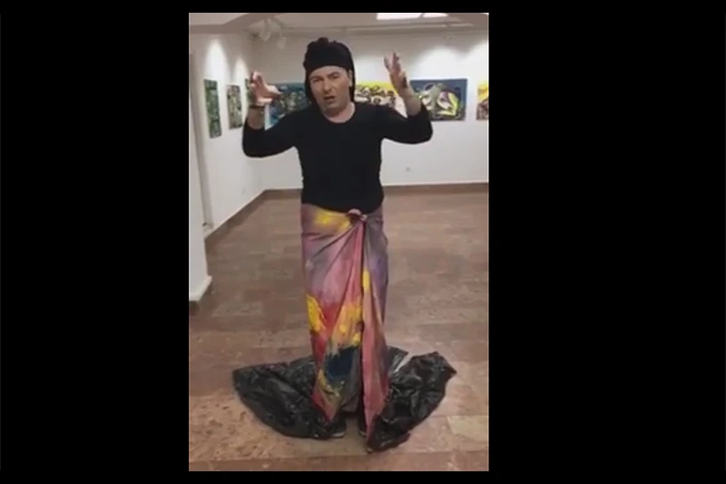 VIDEO | 'Maestro' Šaravanja na otvaranju izložbe u Sarajevu