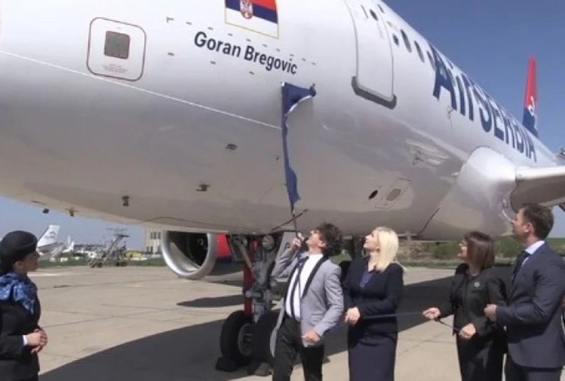 Avion Air Serbia dobio ime Gorana Bregovića