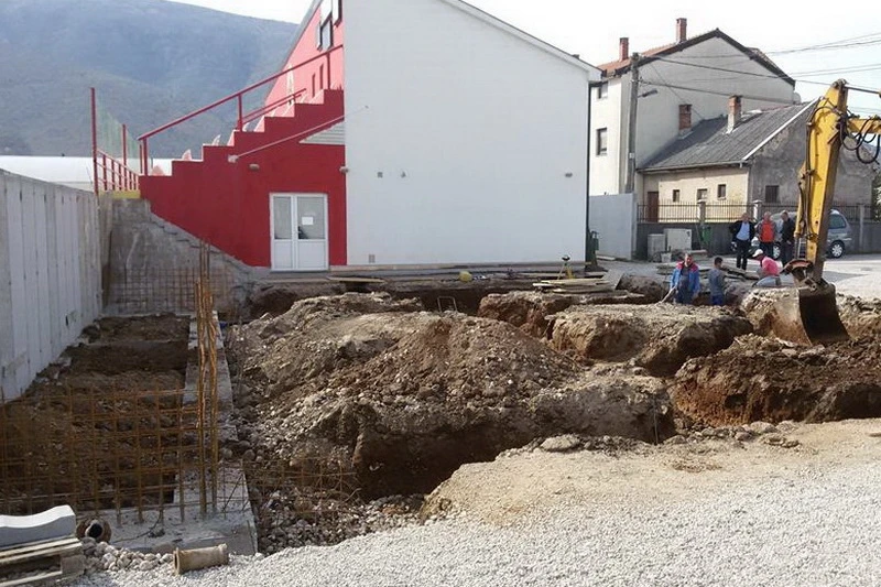 Velež: Radovi na zapadnoj tribini u punom jeku