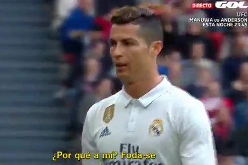 Cristiana Ronalda naljutila zamjena: "Why me? F**k off"