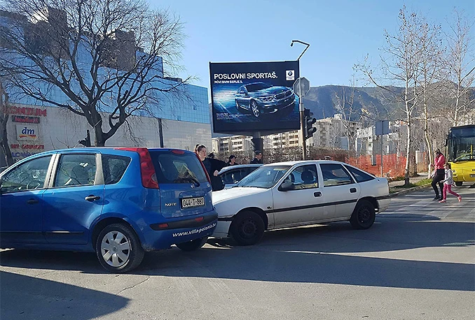 Prometna nesreća kod hotela Ero
