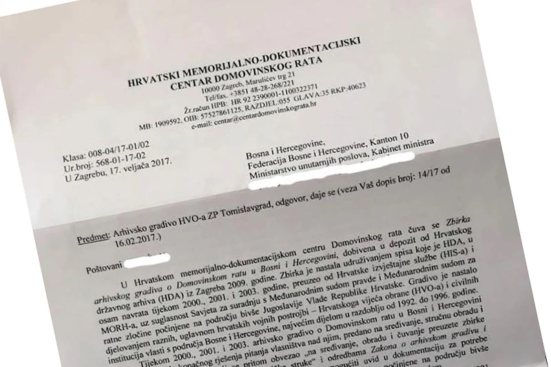Riješena misterija s papirima HVO-a u Tomislavgradu