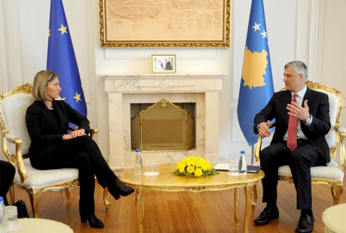 Thaci: Poruke Mogherini potpora su procesu integracije