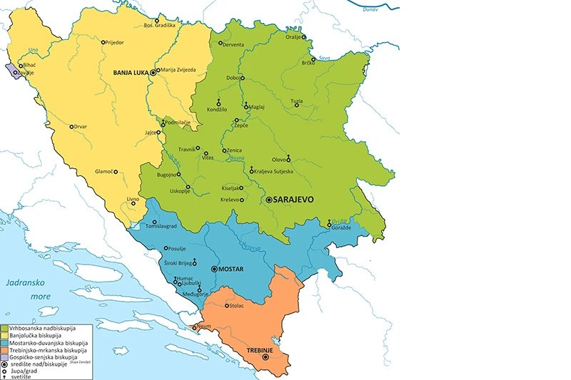 Dijeli li treći entitet katoličku crkvu u BiH?
