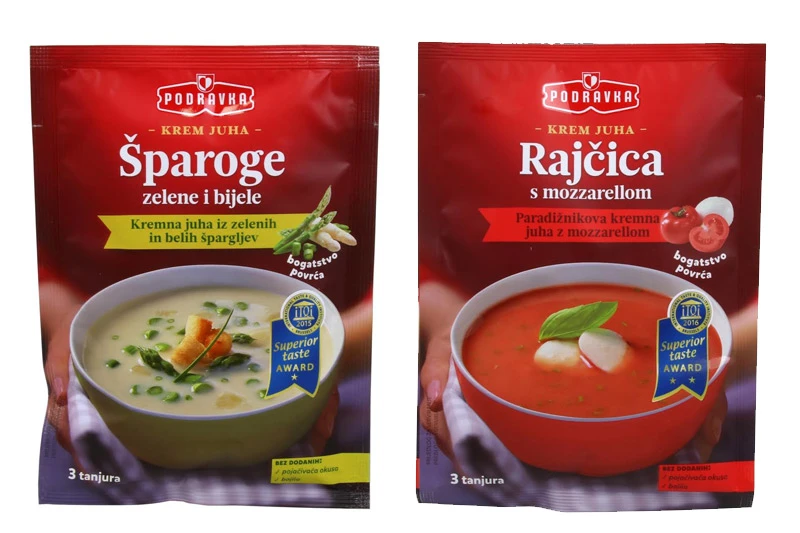 Nagrađene i prepoznate Podravka juhe