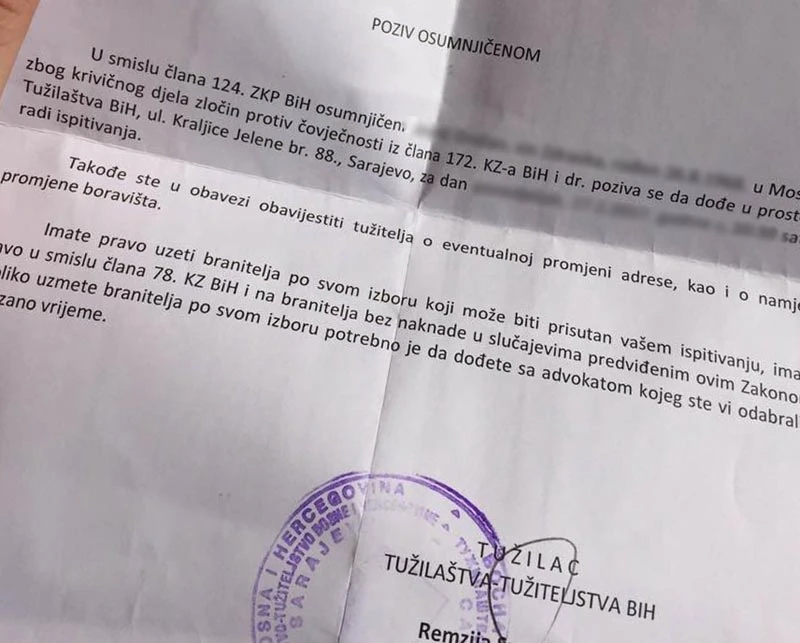 Tužiteljstvo Mostarce zove na saslušanje o zločinima u Bijelom Polju