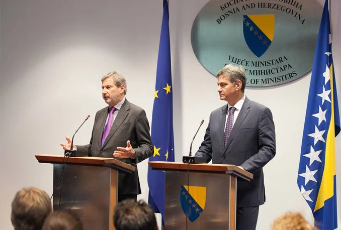 Zvizdić- Hahn: BiH je napravila veliki zamah s reformama