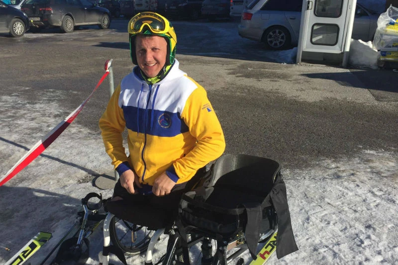 Prvi bh. paraolimpijac koji vozi Super G utrku!