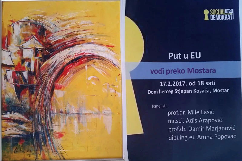 Poziv na tribinu 'Put u EU vodi preko Mostara'