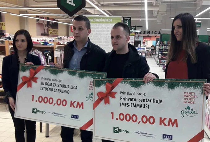Uručena donacija Prihvatnom centru Duje i JU Dom za starije osobe