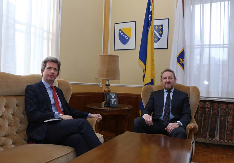 Izetbegović primio Fergusona: Podrška napretku BiH