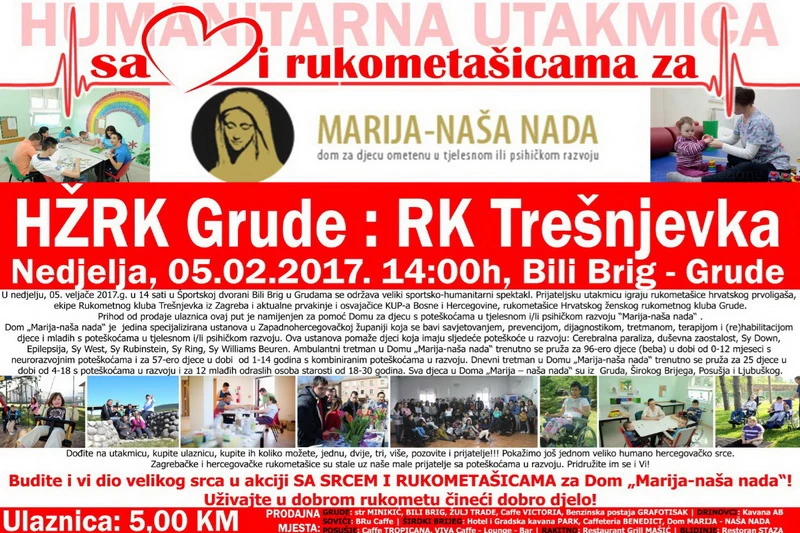 Gruđanke i Trešnjevka za pomoć Domu 'Marija - naša nada'