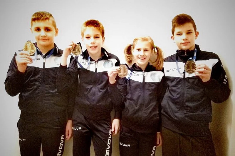 JK Neretva: Pet medalja iz Samobora