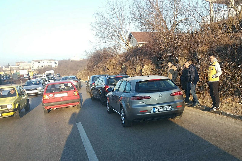 Lančani sudar na širokobriješkoj Obilaznoj cesti