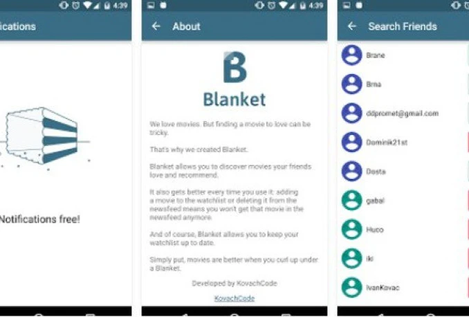 Blanket: Društvena mreža za sve filmoljupce