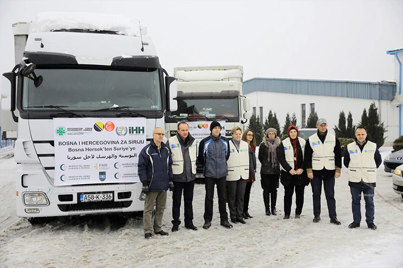 Iz BiH krenuo konvoj humanitarne pomoći za Siriju