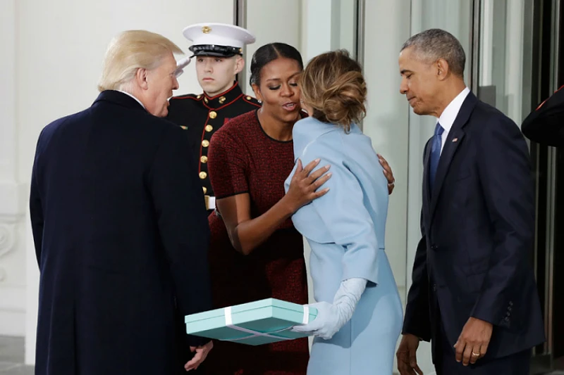 Počela inauguracija: Obame dočekale Trumpove
