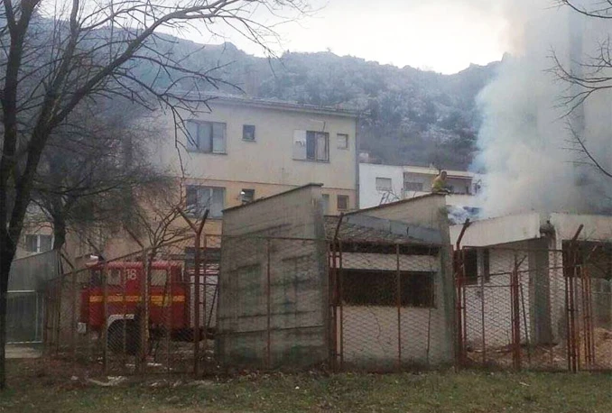 Gorjele prostorije hotela ''Bigeste'' u Ljubuškom