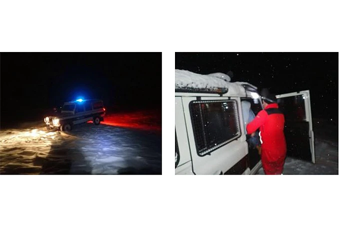 GSS se probijao kroz snijeg da spasi djevojčicu iz odsječenog sela